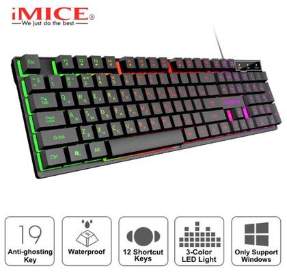 Imice Teclado Gamer Retroiluminado Semi-mecânico Ak-600 - Teclado