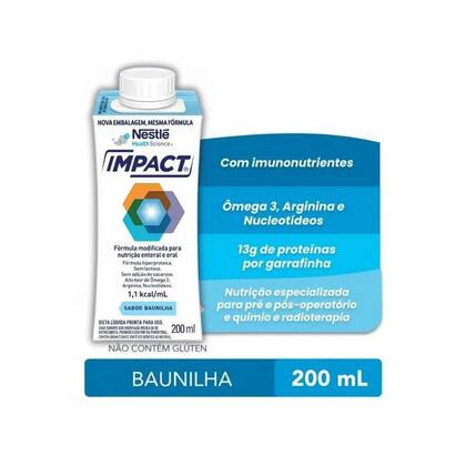 Imagem de Impact 200 ml Baunilha - Kit com 6 unidades