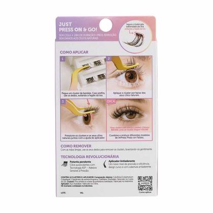 Imagem de ImPRESS Press-on Falsies Irreal Wispy Kit - 12 Cílios Postiços + 1 Mini Aplicador