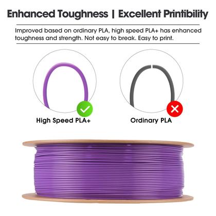 Imagem de Impressora 3D Filament eSun High Speed PLA+ 1,75 mm roxo 1 KG