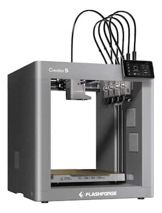 Impressora 3d Flashforge Creator 5 Com 4 Bicos Multicolor Cinza
