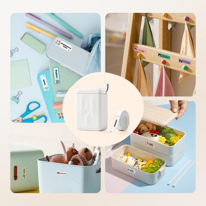 Imagem de Impressora Bluetooth NIIMBOT D110 Label Maker com etiqueta branca