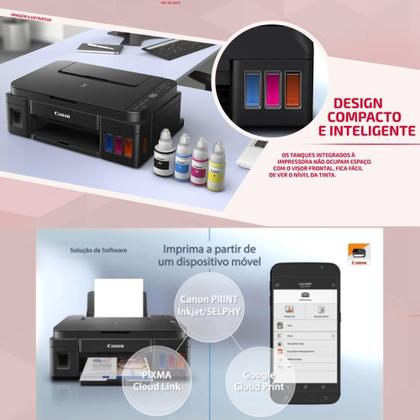 Imagem de Impressora Canon G3110 Multifuncional Megatank Printcolor Wifi