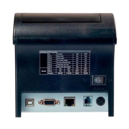Imagem de Impressora de Cupons Elgin I8, USB, Ethernet, Bivolt, Guilhotina, Preto - 46I8USECKD09