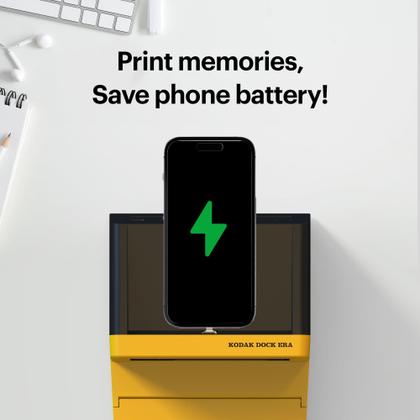 Imagem de Impressora fotográfica KODAK Dock ERA Plus 4PASS com 10 folhas