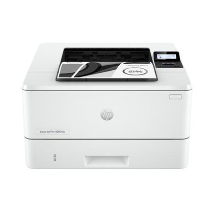 Imagem de Impressora HP LaserJet Pro 4003DW A4 Mono Wi-Fi USB 2.0 Bluetooth Ethernet Duplex 110V - Branco