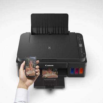 Imagem de Impressora Multifuncional Canon Mega Tank Color Wifi G3110 Preta