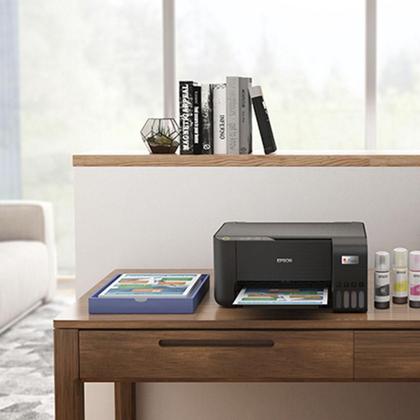 Imagem de Impressora Multifuncional Epson EcoTank L3210, Colorida, USB, Bivolt, Preta - C11CJ68302