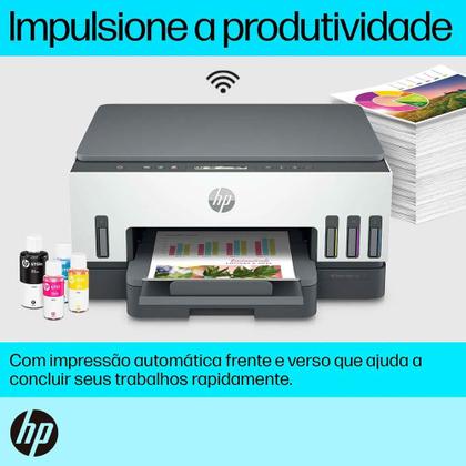 Imagem de Impressora Multifuncional HP Smart Tank 724 Tanque de Tinta Colorida Scanner Duplex Wi-fi USB Bluetooth 2G9Q2A