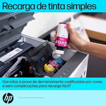 Imagem de Impressora Multifuncional HP Smart Tank 724 Tanque de Tinta Colorida Scanner Duplex Wi-fi USB Bluetooth 2G9Q2A