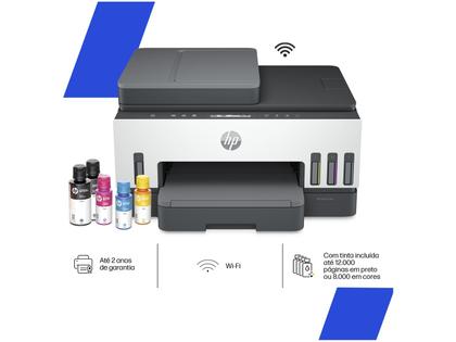 Imagem de Impressora Multifuncional HP Smart Tank 754 Wi-Fi Tanque de tinta Colorida Duplex USB
