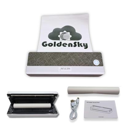 Imagem de Impressora Térmica A4 Netum Bluetooth Portátil Semfio Usb