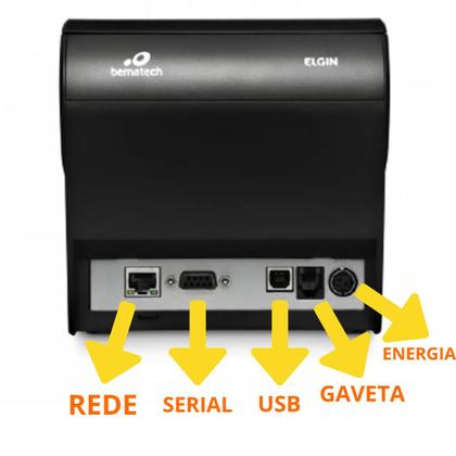 Imagem de Impressora Térmica Não Fiscal Elgin I9 Usb Sat Nfc-e