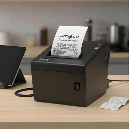 Imagem de Impressora Termica Nao Fiscal I9 Full Com Guilhotina Preta Usb E C/ Ethernet- Elgin