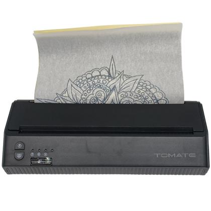 Imagem de Impressora Térmica Portátil para Decalque de Tatuagem Interface USB Conexão Android IOS e Windows