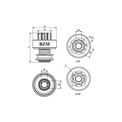 Imagem de Impulsor De Partida Bh Trator New Holland