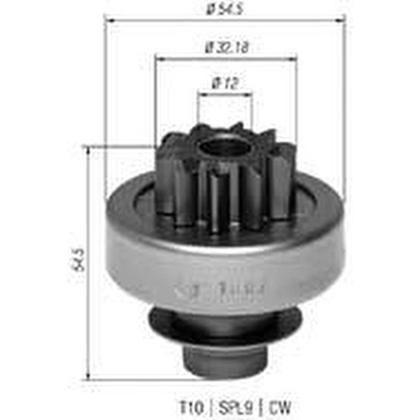 Imagem de Impulsor do motor de partida Hyundai H 100 1994 a 2007 ZEN