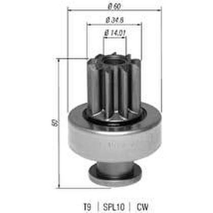 Imagem de Impulsor do motor de partida New Holland Tl 85 E 1997 a 2007