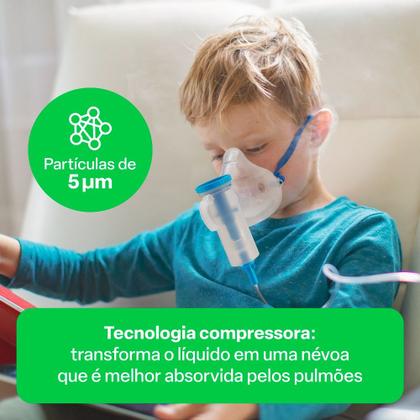 Imagem de Inalador Compressor AirPlus Bivolt Multilaser Saúde - HC223