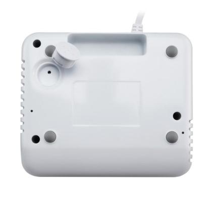 Imagem de Inalador Compressor Branco e Azul Tratamento Respiratório Bronquite Asma Nebulização Kit Bivolt