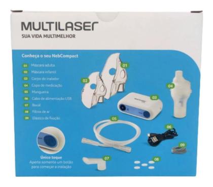 Imagem de Inalador compressor neb compact - MULTILASER