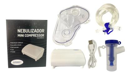 Imagem de Inalador Nebulizador Compressor Adulto Pediátrico Bivolt SM