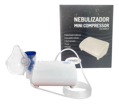 Imagem de Inalador Nebulizador Compressor Adulto Pediátrico Bivolt SM