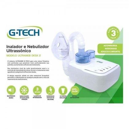 Imagem de Inalador Nebulizador Ultrassônico G-Tech Ultraneb Desk 2