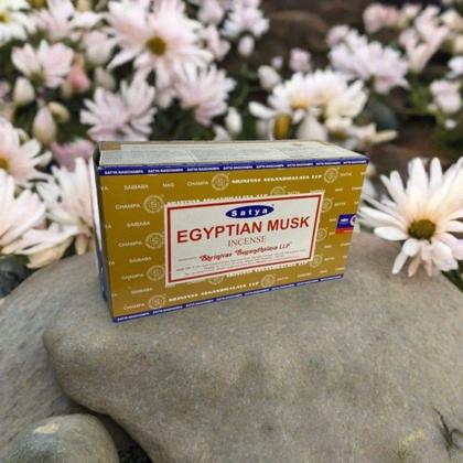 Imagem de Incenso Almiscar Massala Satya Egyptian Musk 12 Cxs c 12 Var