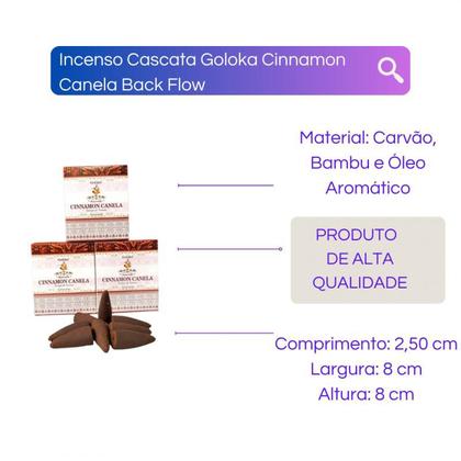 Imagem de Incenso Cone Cascata Goloka Back Flow - Selecione o Aroma