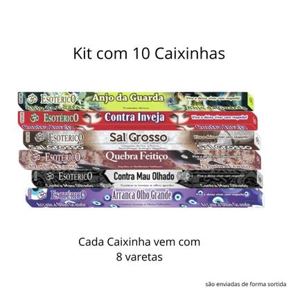 Imagem de Incenso Kit com 10 Caixinhas Sortidas Esotérico