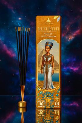 Imagem de Incenso Linha Egípcia e Hindus 0% Carvão M C/10 Varetas