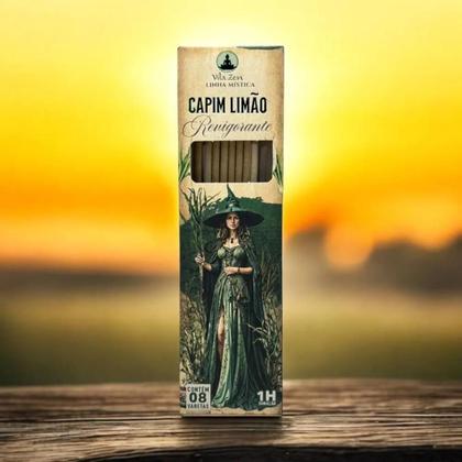 Imagem de Incenso Linha Mistica 0% Capim Limão Com 8 Varetas
