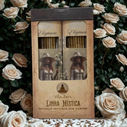Imagem de Incenso Linha Mística 0% Carvão Flores Brancas 12Cxs C 8 Var
