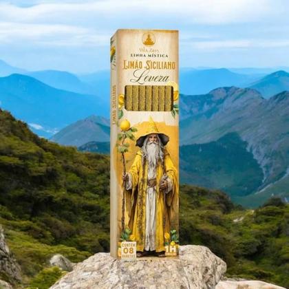 Imagem de Incenso Linha Mistica 0% Carvão Limão S. C/8 Varetas