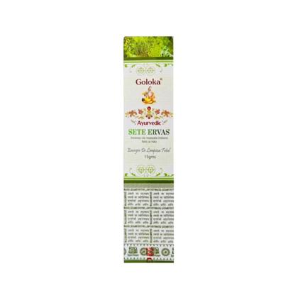 Imagem de Incenso Massala Goloka - Ayurvedic Sete Ervas