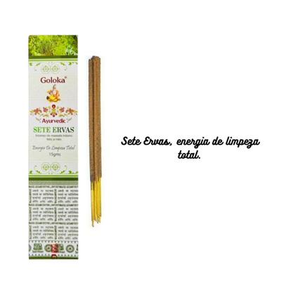 Imagem de Incenso Massala Goloka - Ayurvedic Sete Ervas