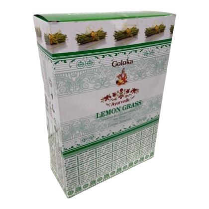 Imagem de Incenso Massala Goloka Capim Limão Lemon Grass Unid
