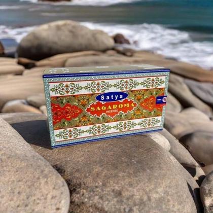 Imagem de Incenso Massala Satya Flores Ervas 12 Caixas Com 12 Varetas