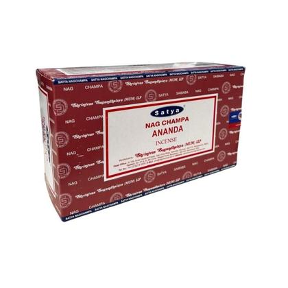 Imagem de Incenso Meditação Ananda Massala Satya Cx C 12 Var