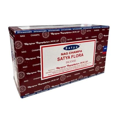 Imagem de Incenso Meditação Flora Massala Satya Cx C 12 Var