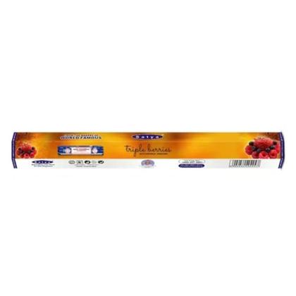 Imagem de Incenso Satya Caixa 6 Unidades Hexagonal Composição 2