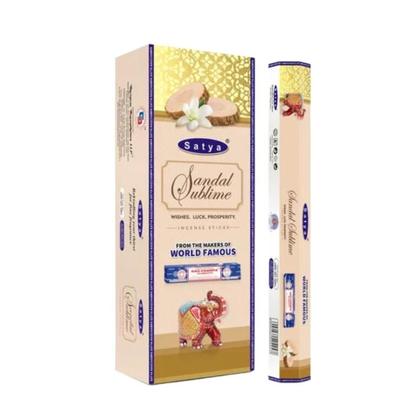 Imagem de Incenso Satya Hexagonal 20 Varetas Comp 3- Escolha o Aroma