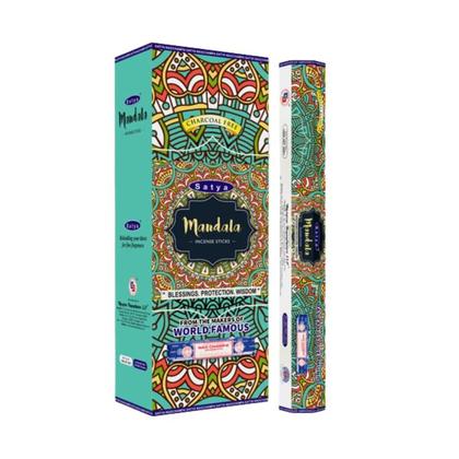 Imagem de Incenso Satya Hexagonal 20 Varetas Composição 2