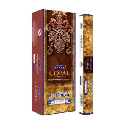 Imagem de Incenso Satya Hexagonal Cx 20 Varetas - Escolha o Aroma