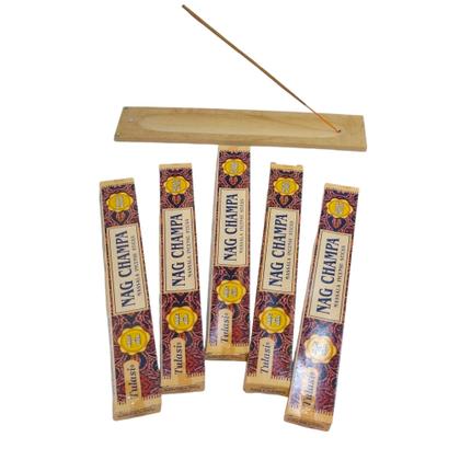 Imagem de Incenso Tulasi Massala Nag Champa Pacote Com 10 Caixas