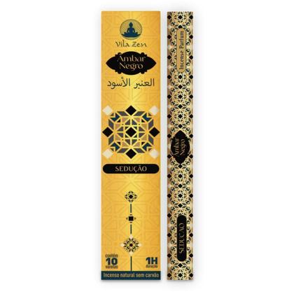 Imagem de Incenso Vila Zen Linha Árabe Âmbar Negro 12 Cxs C10 Var