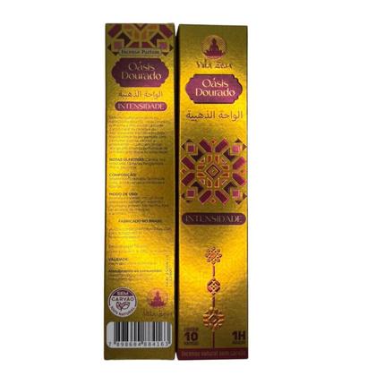 Imagem de Incenso Vila Zen Linha Árabe Oásis Dourado 12Cxs C10 Var