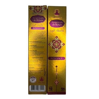 Imagem de Incenso Vila Zen Linha Árabe Tempestade De Rosas 10 Varetas