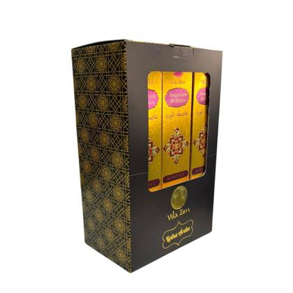 Imagem de Incenso Vila Zen Linha Árabe Tempestade De Rosas 10 Varetas